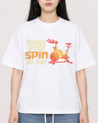 Mockup Boxy Heavyweight Tee White female close-up 01