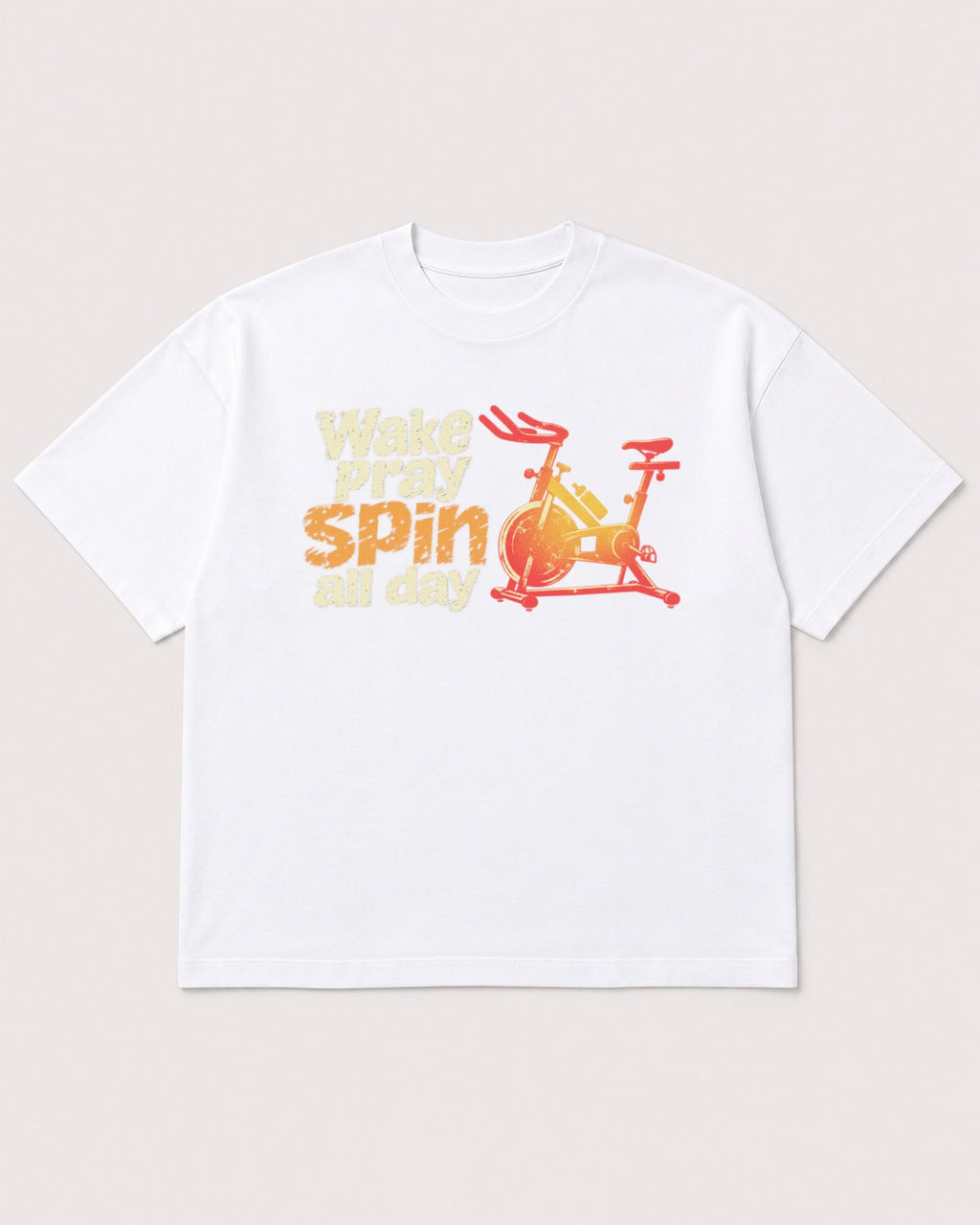Mockup Boxy Heavyweight Tee White product