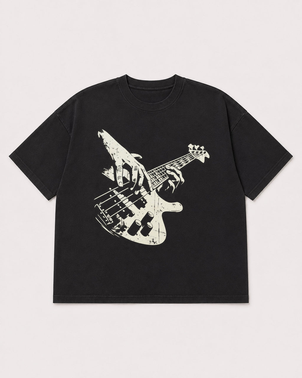 Mockup Boxy Heavyweight Tee Black product