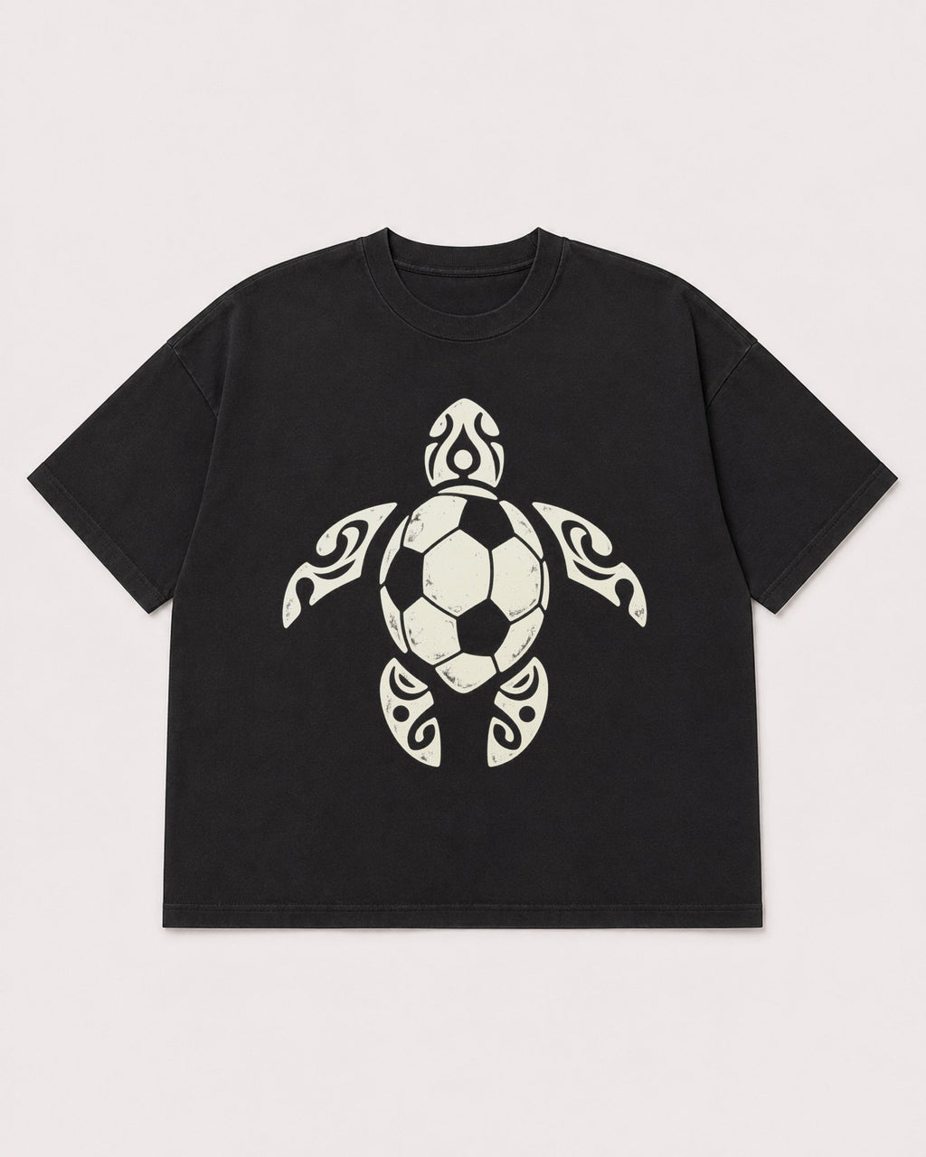 Mockup Boxy Heavyweight Tee Black product