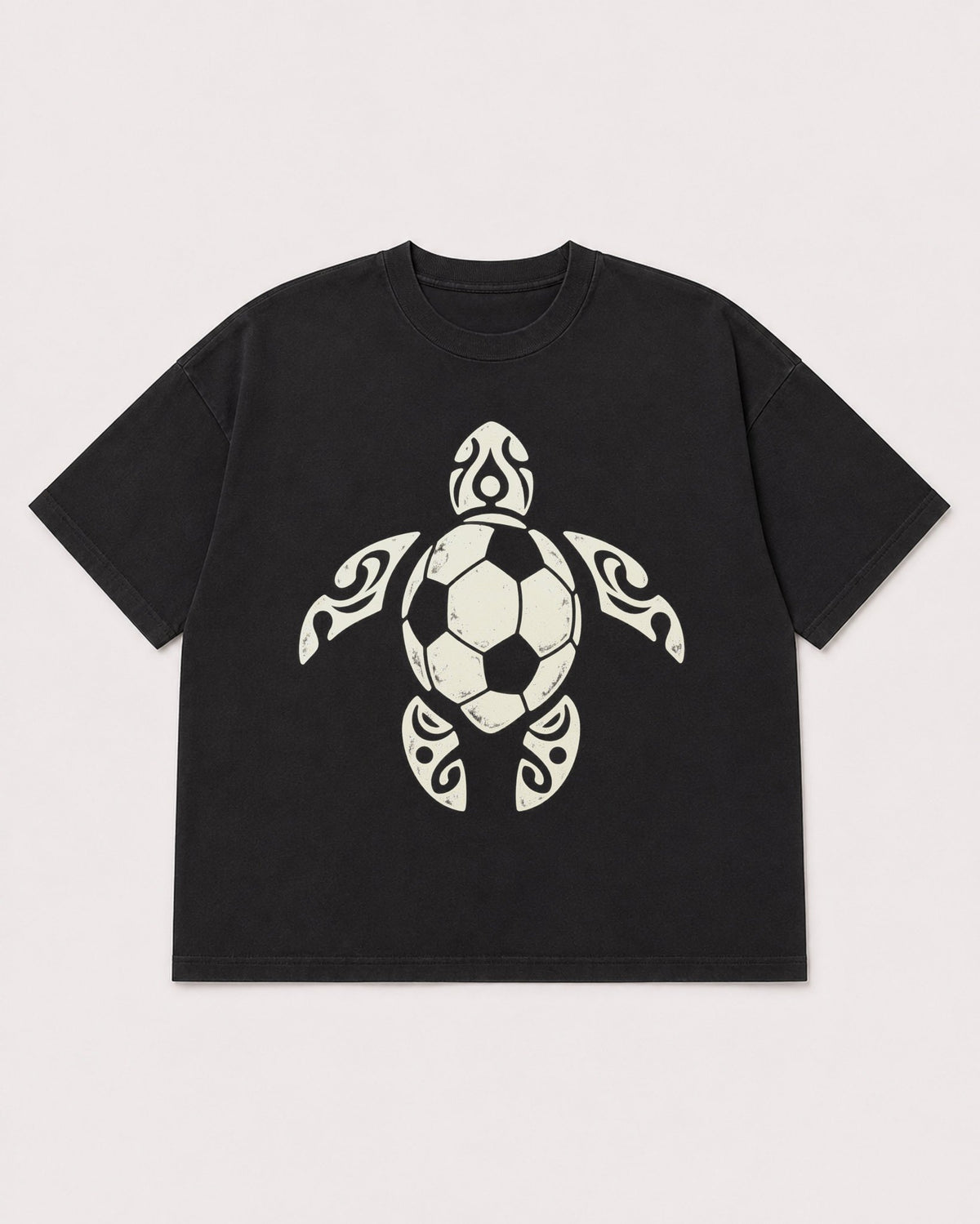 Mockup Boxy Heavyweight Tee Black product