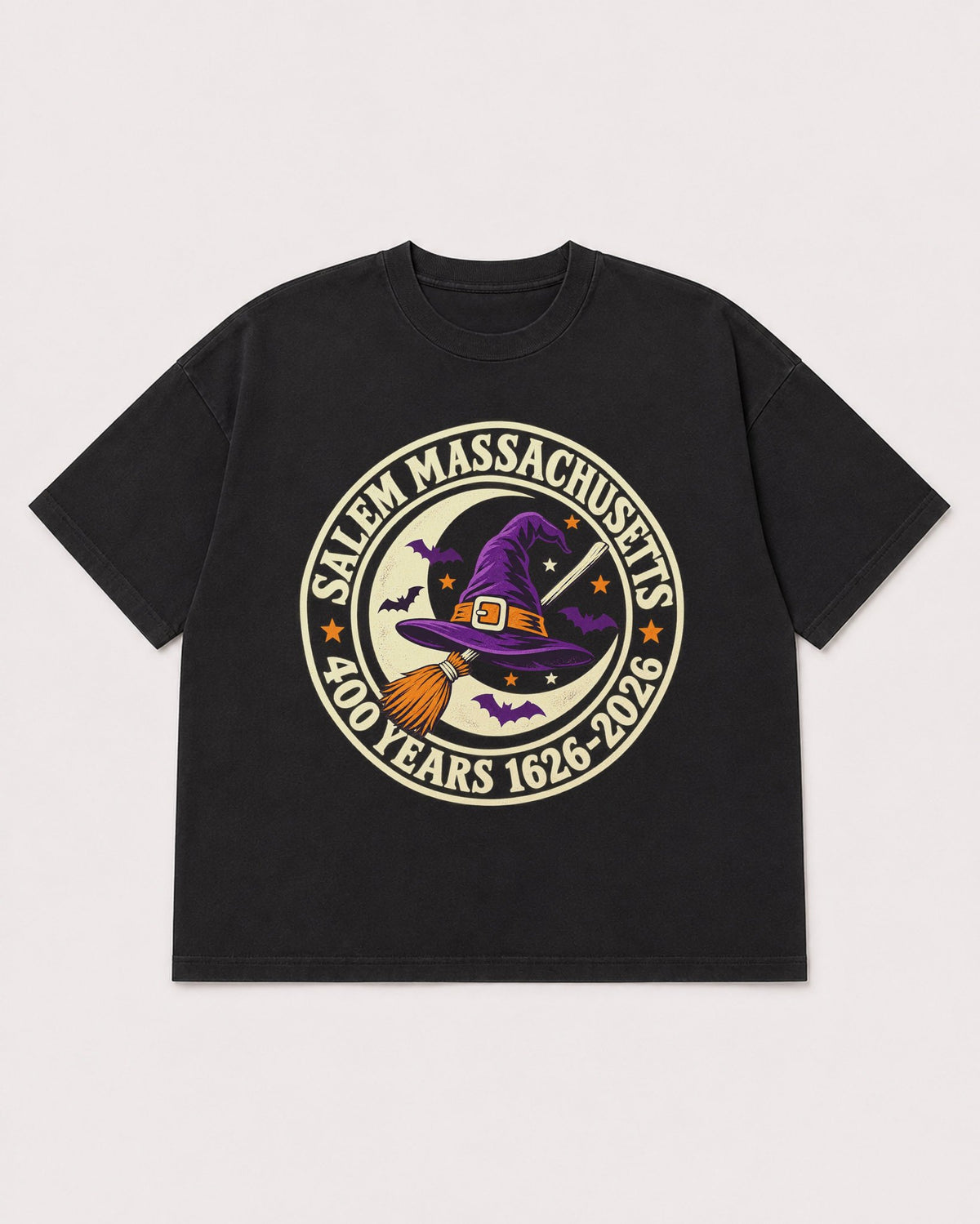 Mockup Boxy Heavyweight Tee Black product