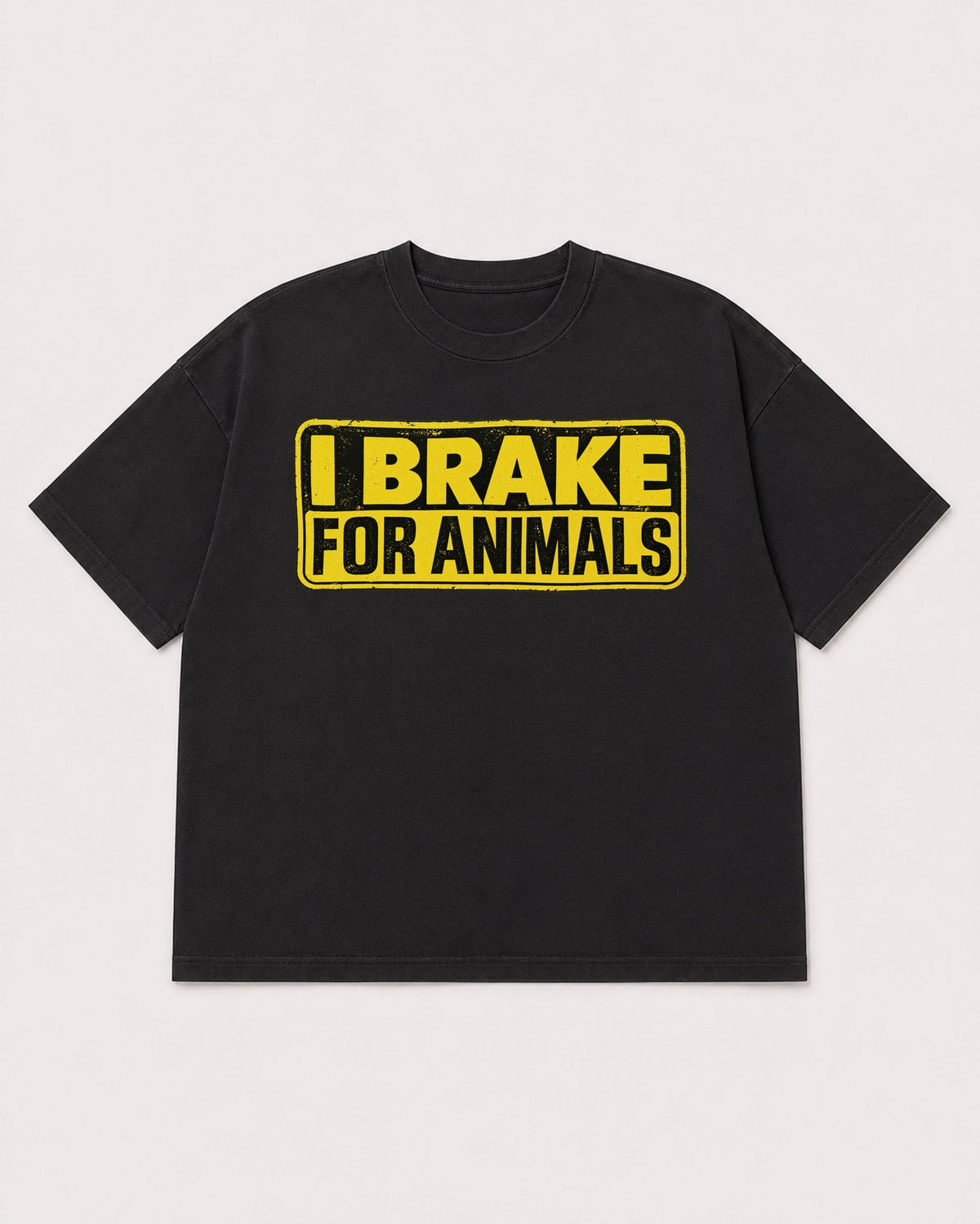 Mockup Boxy Heavyweight Tee Black product