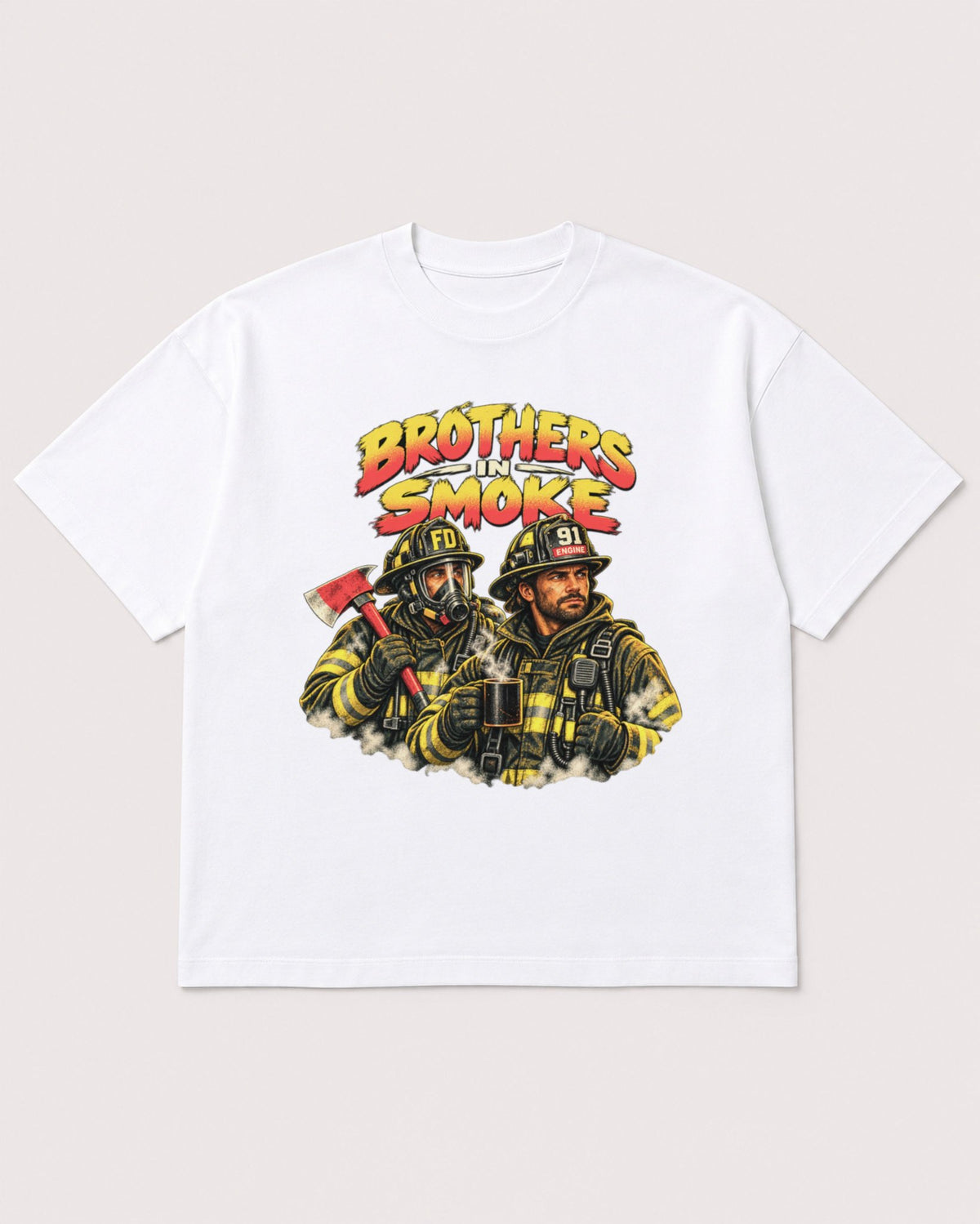 Mockup Boxy Heavyweight Tee White product