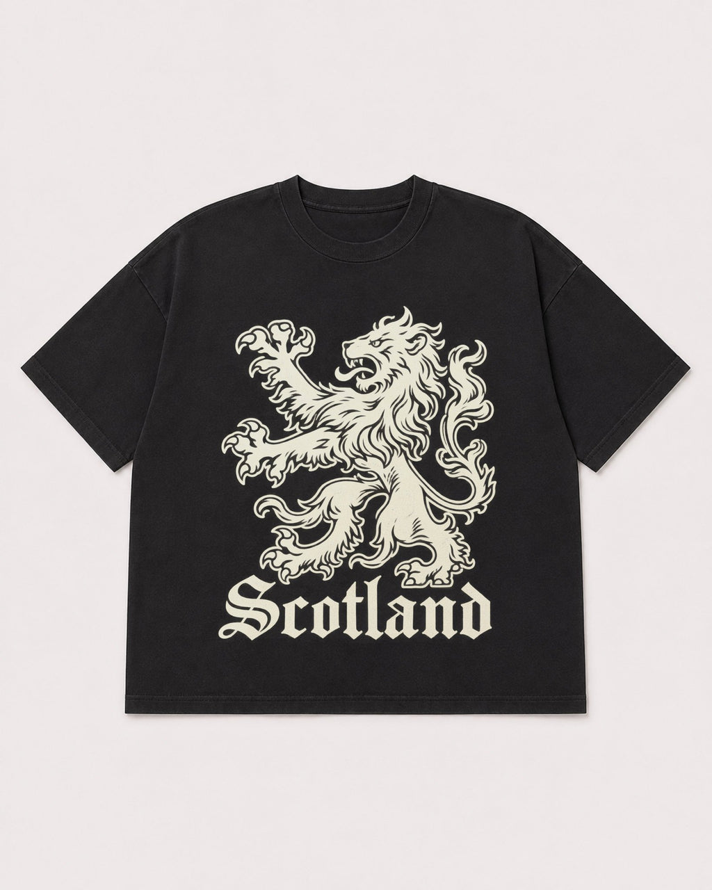 Mockup Boxy Heavyweight Tee Black product