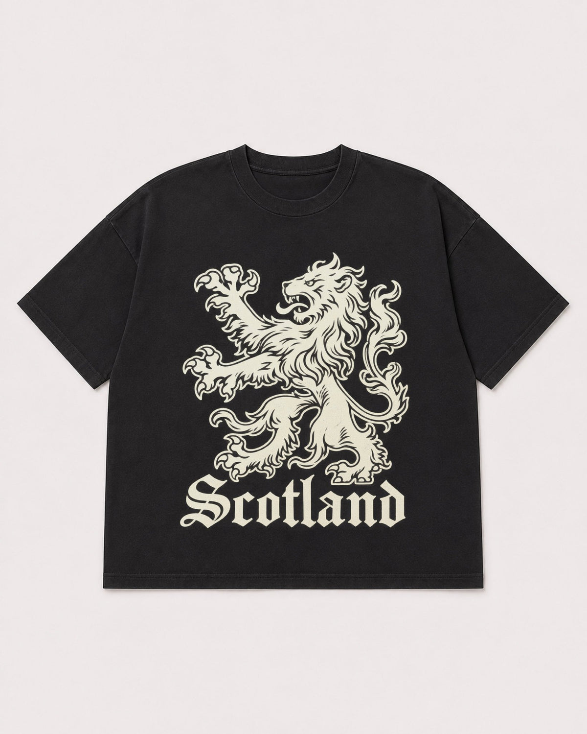 Mockup Boxy Heavyweight Tee Black product
