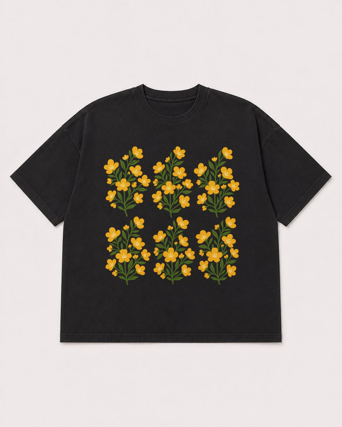 Mockup Boxy Heavyweight Tee Black product