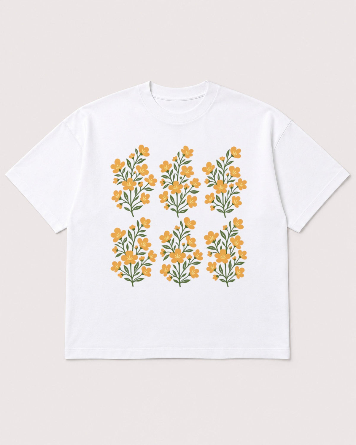 Mockup Boxy Heavyweight Tee White product