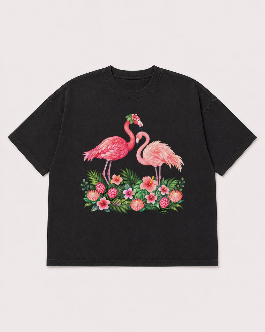 Mockup Boxy Heavyweight Tee Black product