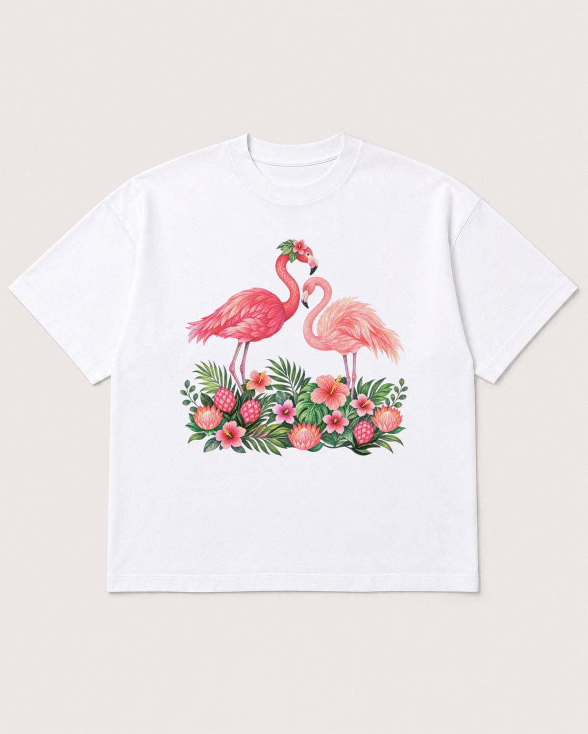 Mockup Boxy Heavyweight Tee White product