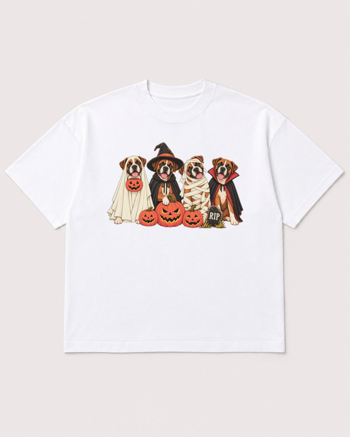 Mockup Boxy Heavyweight Tee White product