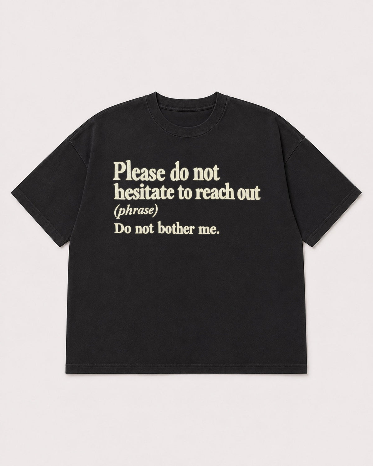 Mockup Boxy Heavyweight Tee Black product