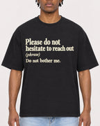 Mockup Boxy Heavyweight Tee Black male close-up 05