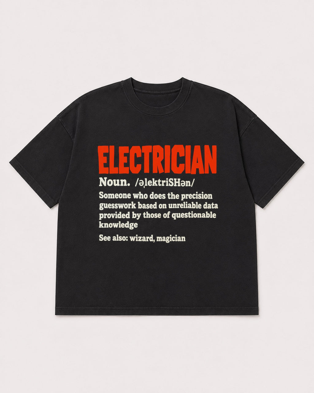 Mockup Boxy Heavyweight Tee Black product