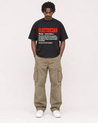 Mockup Boxy Heavyweight Tee Black male full-body 04