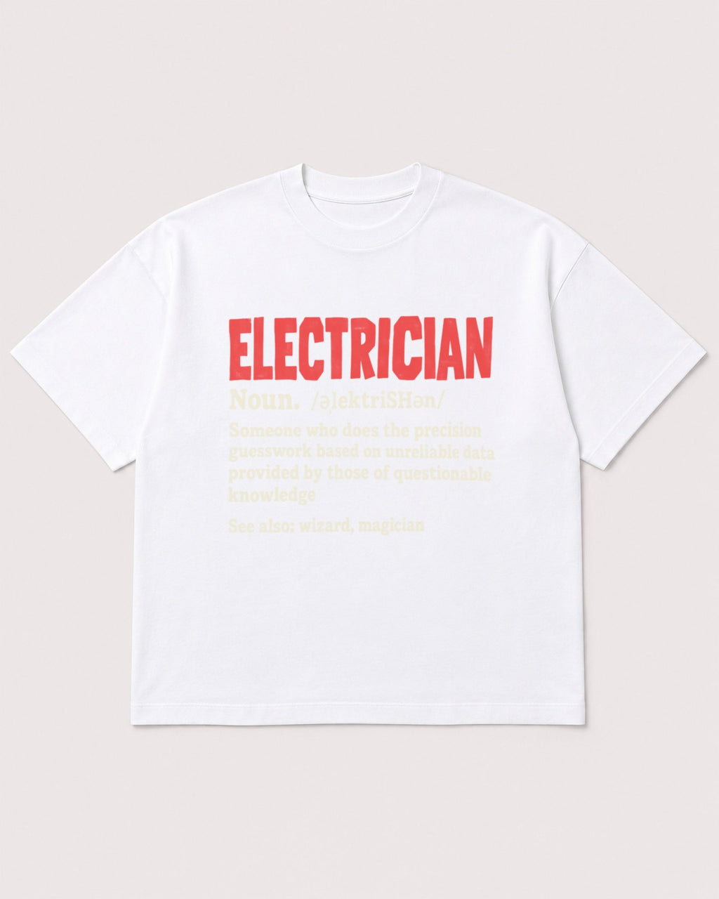 Mockup Boxy Heavyweight Tee White product