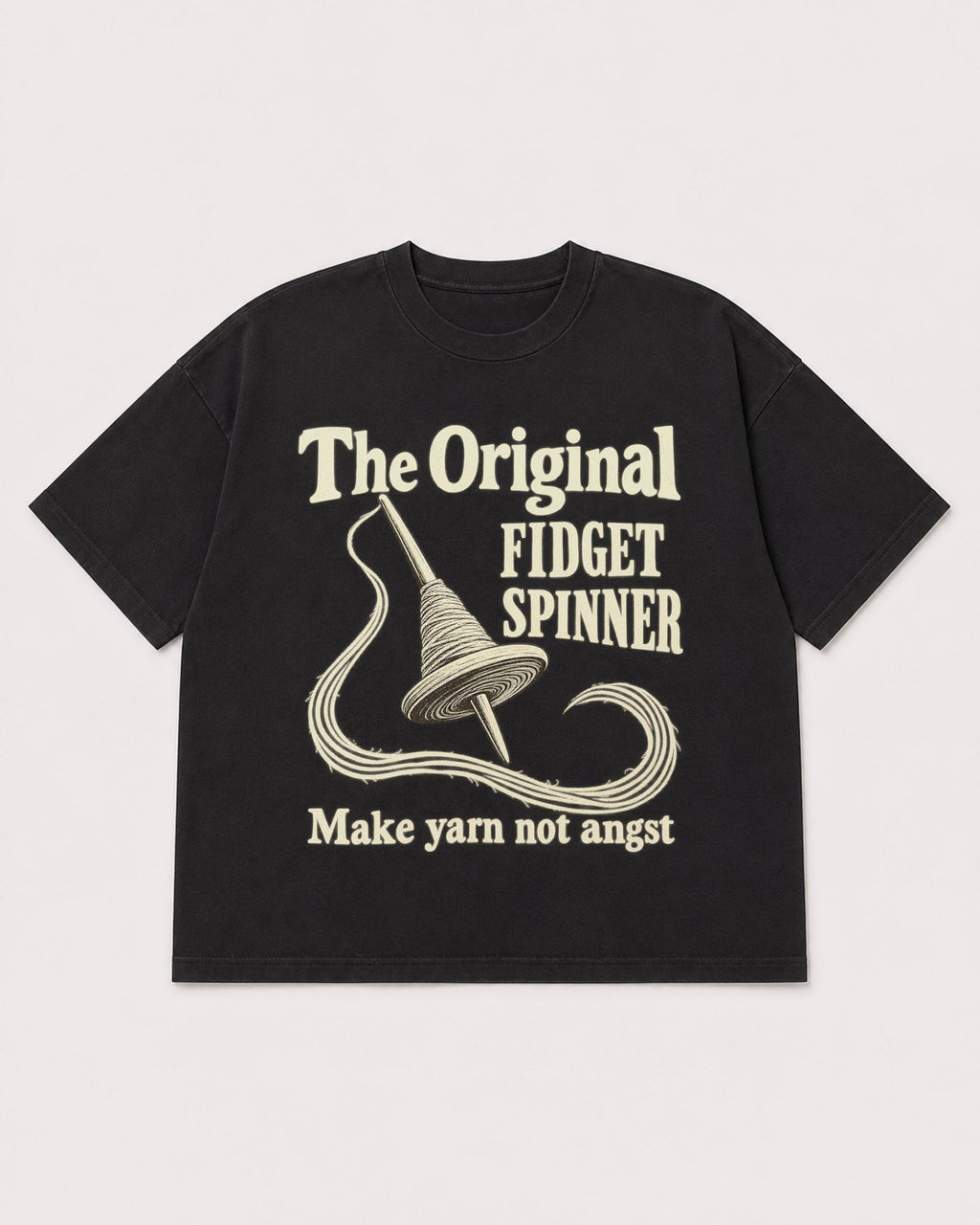 Mockup Boxy Heavyweight Tee Black product