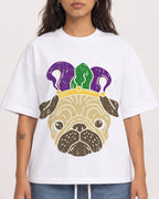 Mockup Boxy Heavyweight Tee White female close-up 06