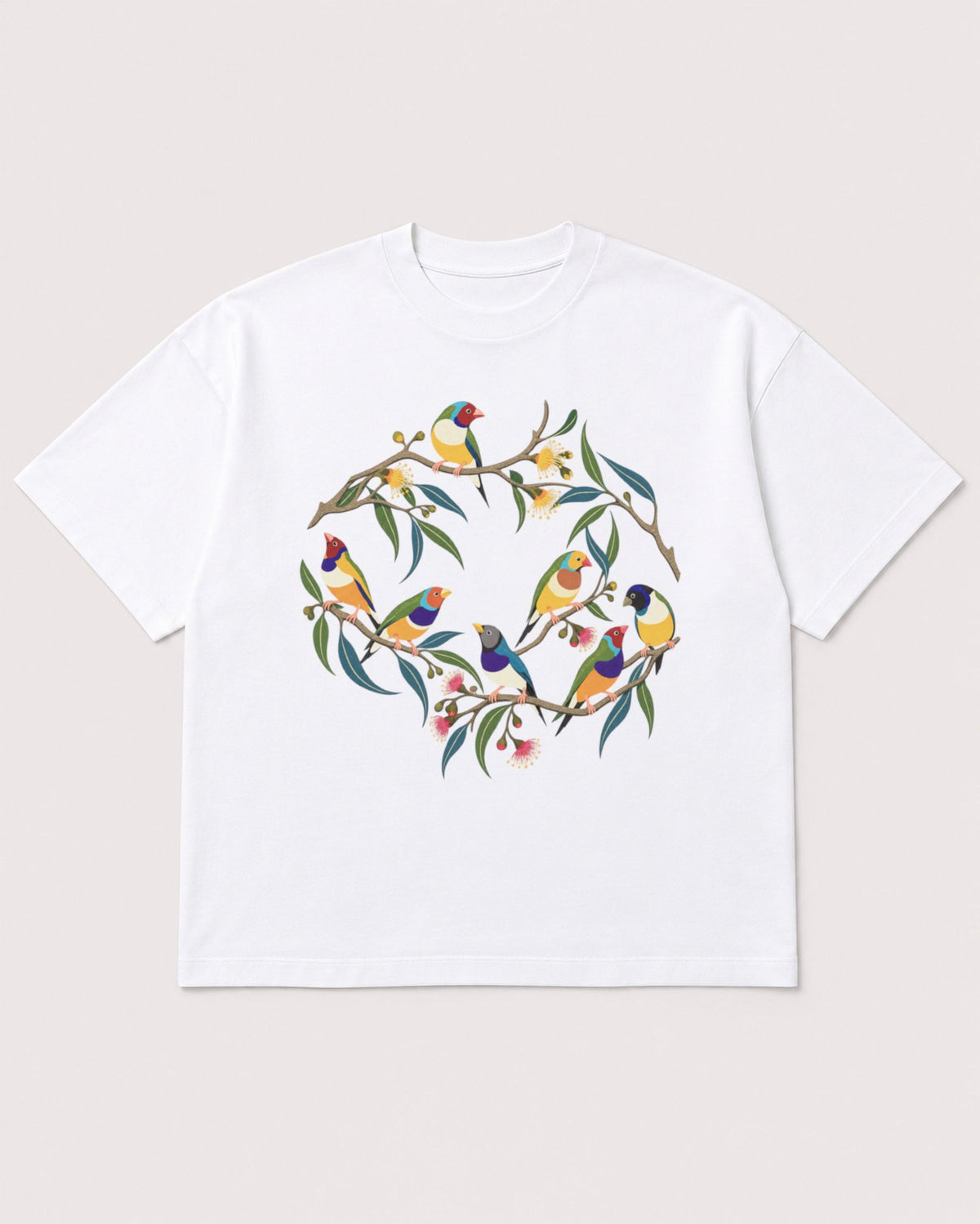 Mockup Boxy Heavyweight Tee White product
