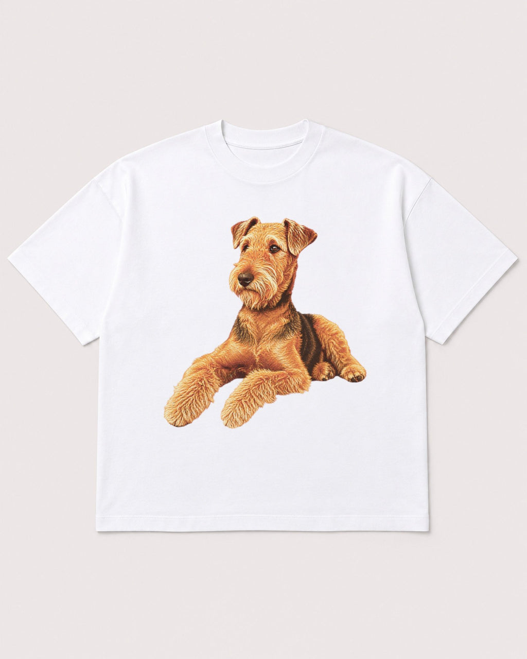 Mockup Boxy Heavyweight Tee White product