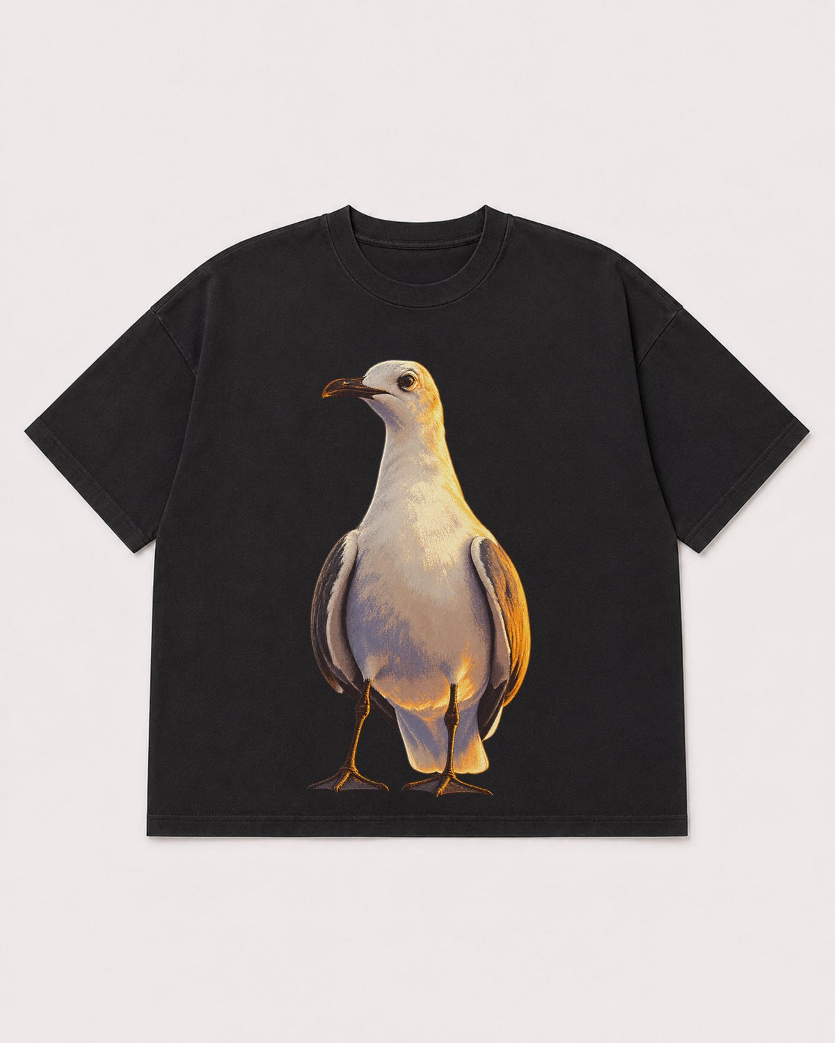 Mockup Boxy Heavyweight Tee Black product
