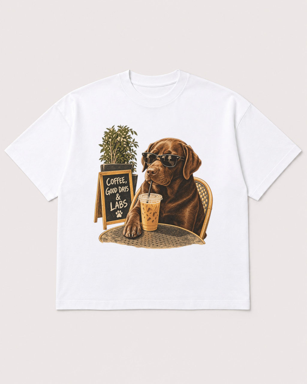Mockup Boxy Heavyweight Tee White product