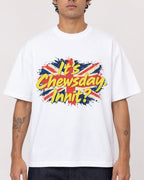 Mockup Boxy Heavyweight Tee White male close-up 06