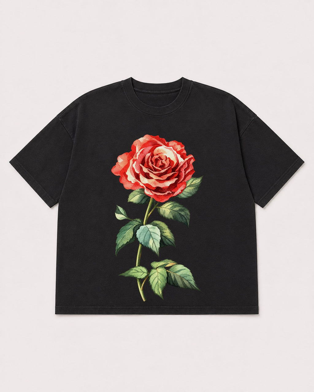 Mockup Boxy Heavyweight Tee Black product