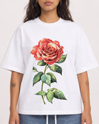 Mockup Boxy Heavyweight Tee White female close-up 06