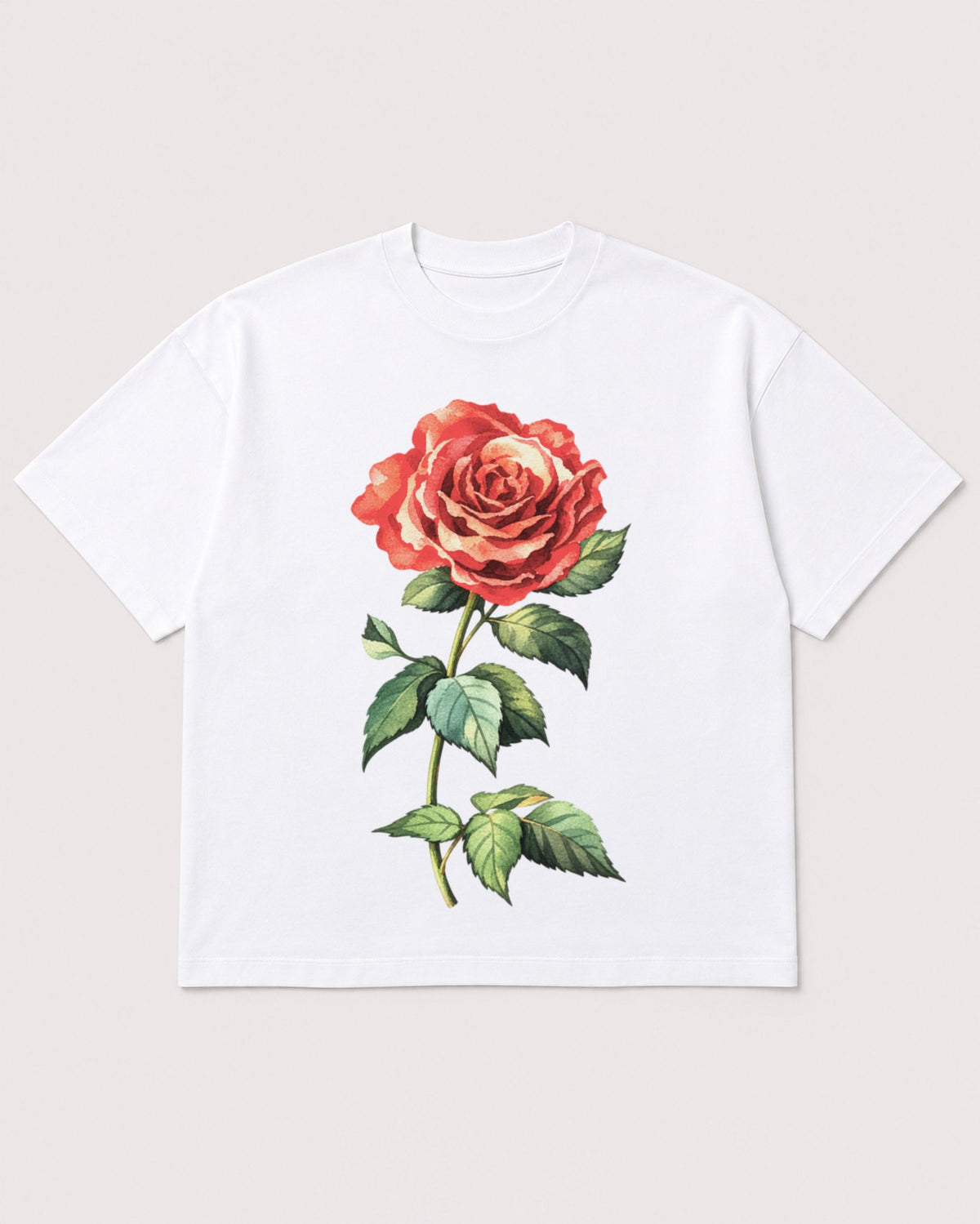 Mockup Boxy Heavyweight Tee White product