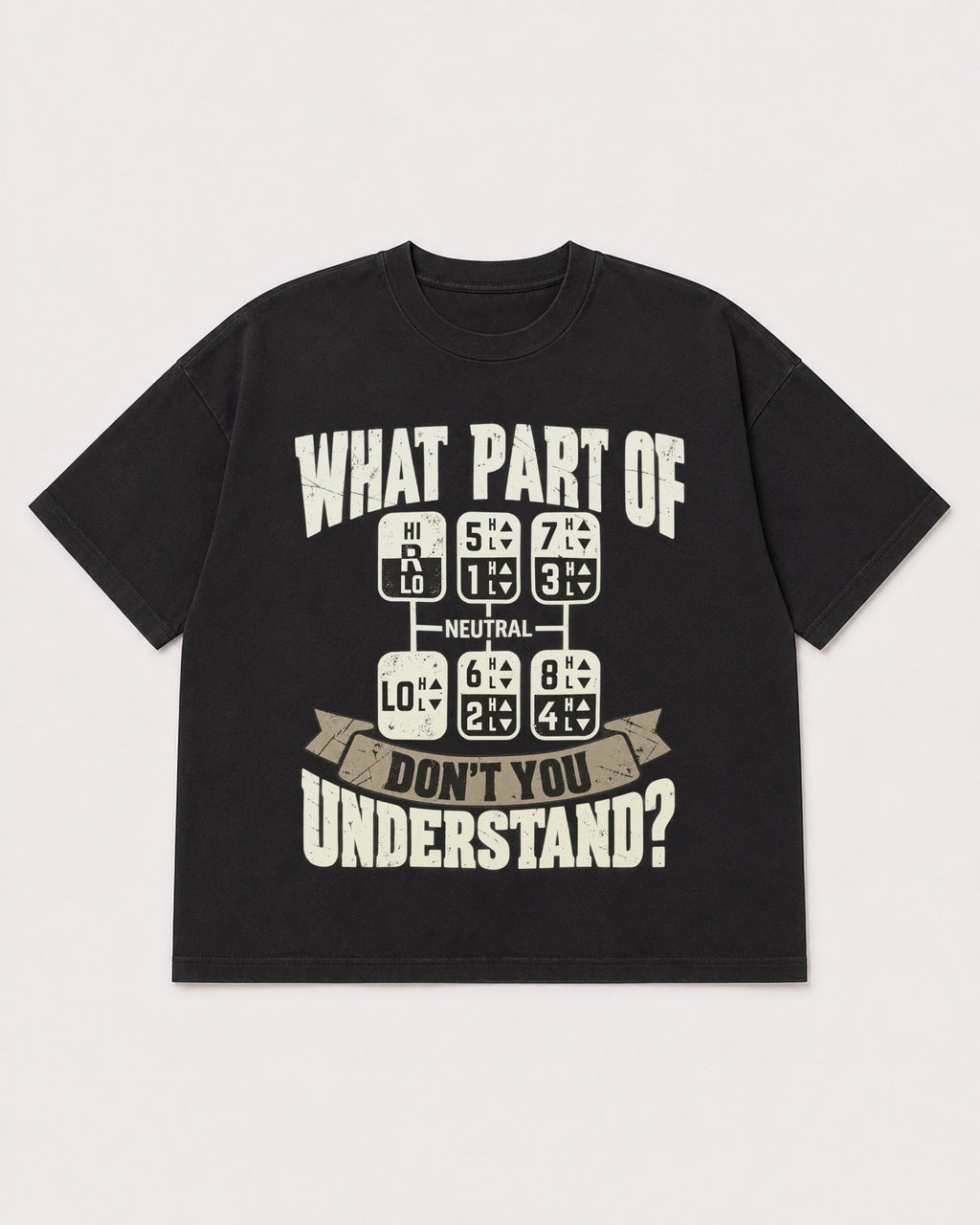 Mockup Boxy Heavyweight Tee Black product