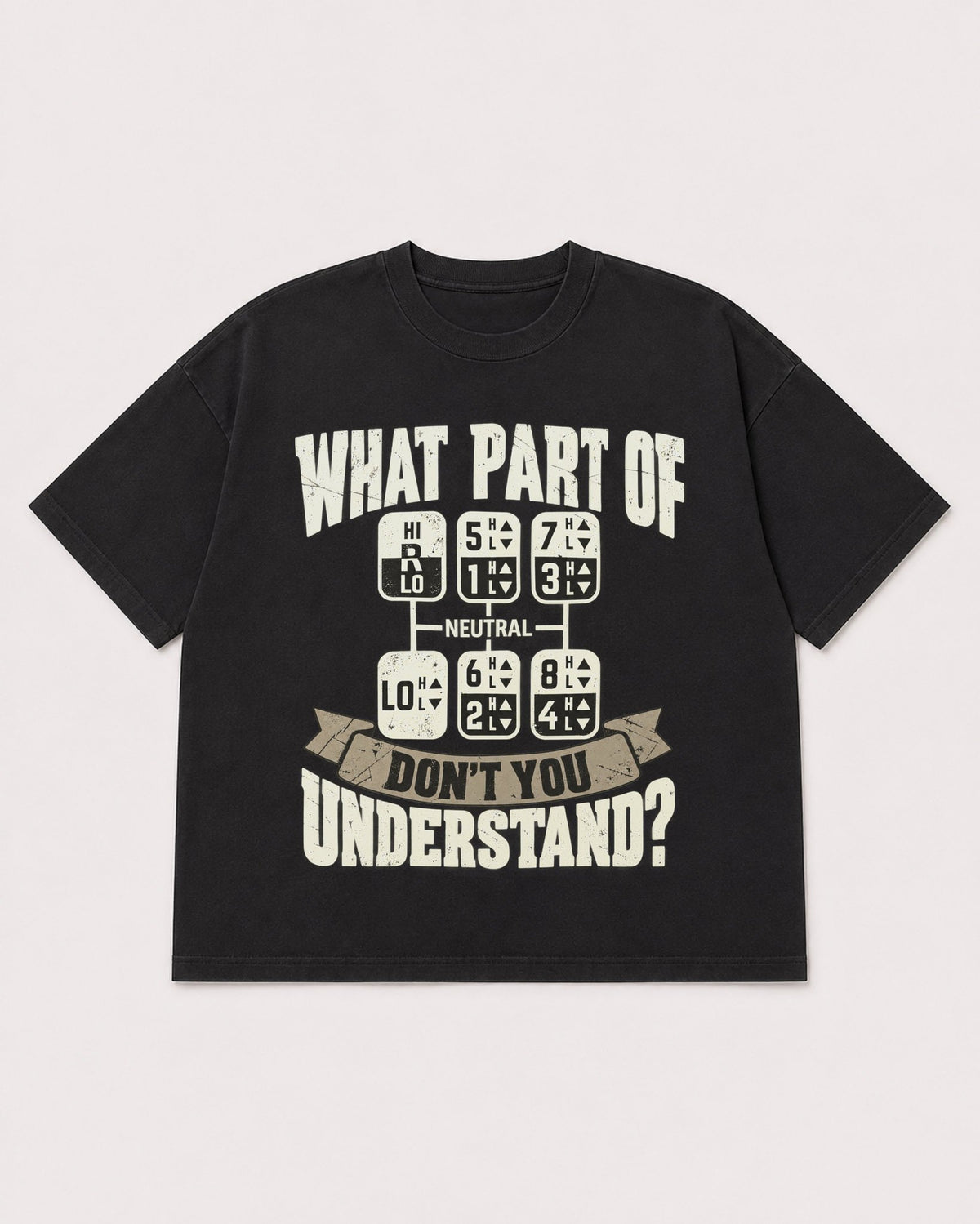 Mockup Boxy Heavyweight Tee Black product