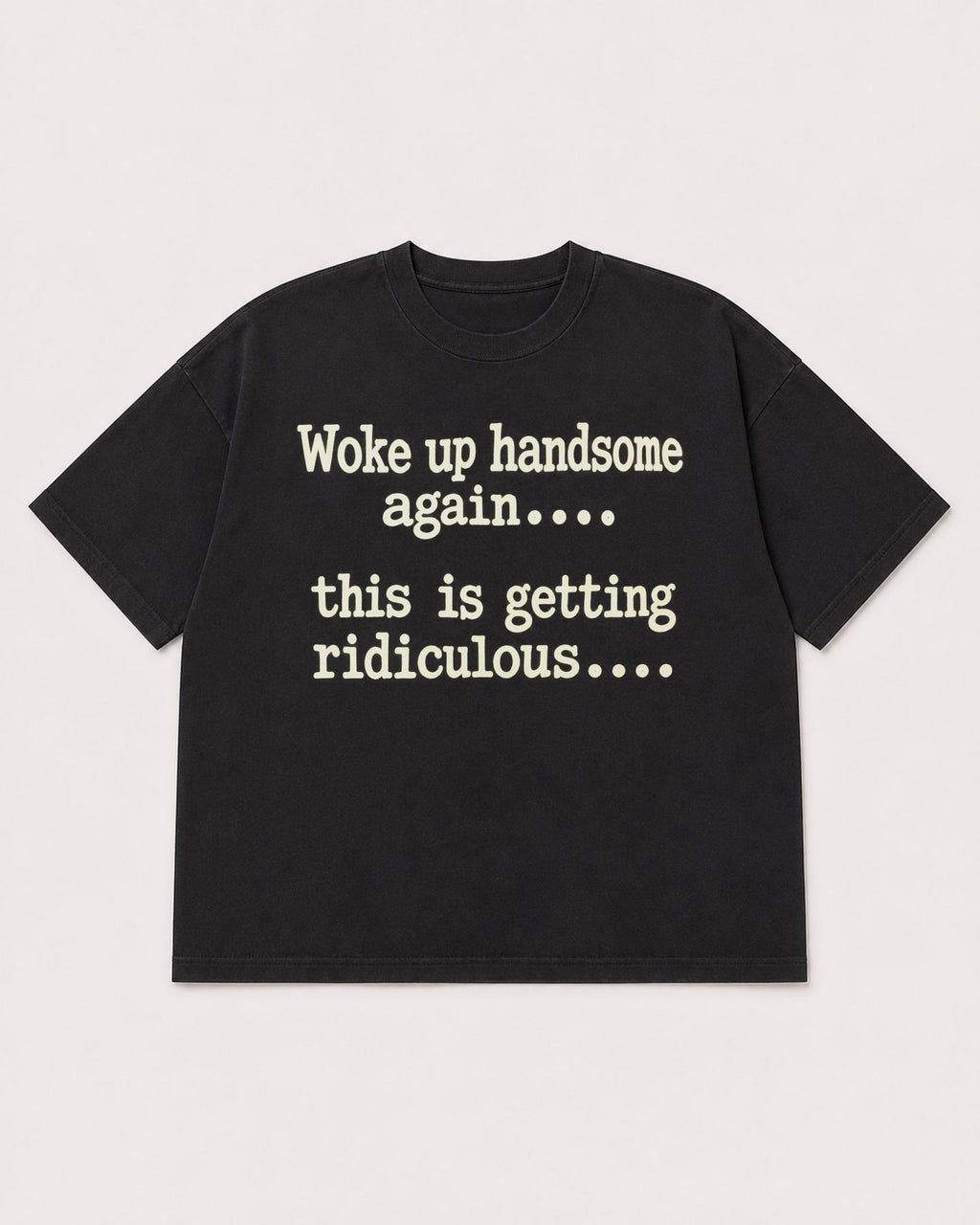 Mockup Boxy Heavyweight Tee Black product