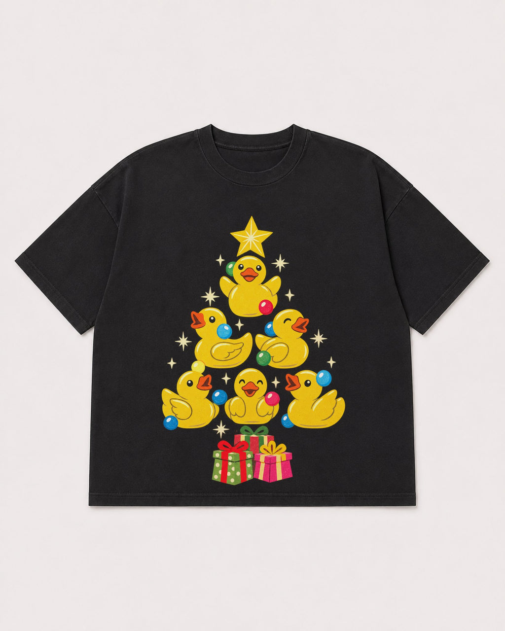 Mockup Boxy Heavyweight Tee Black product