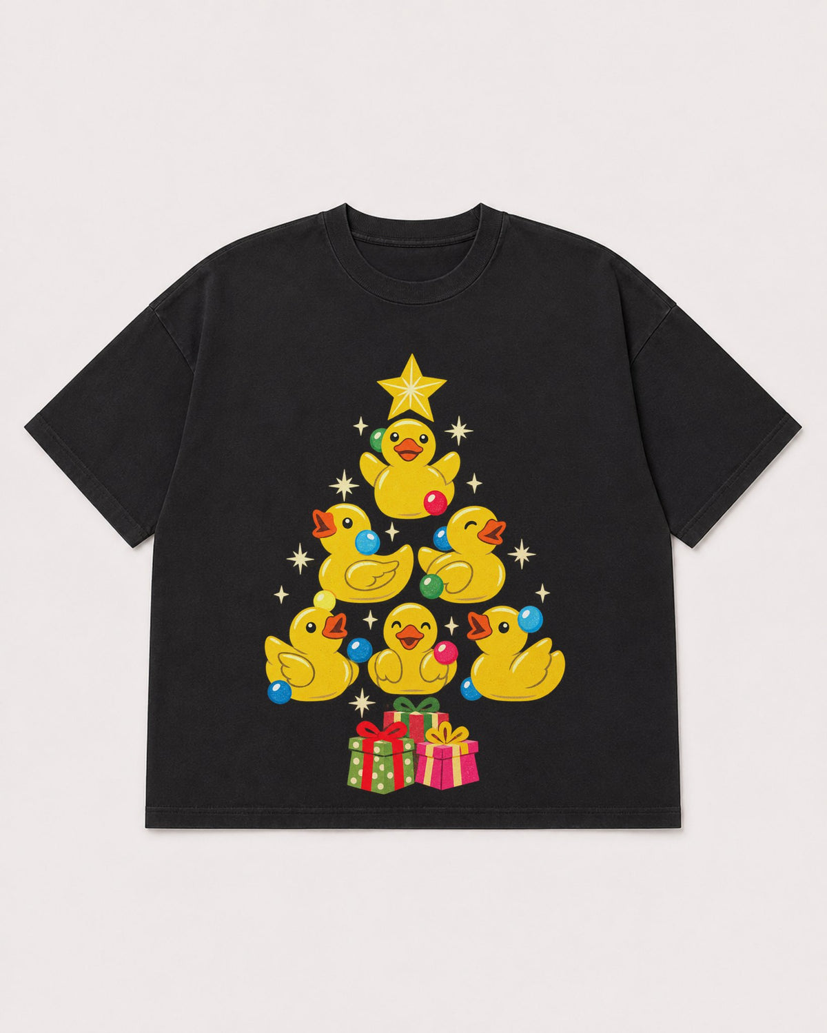 Mockup Boxy Heavyweight Tee Black product