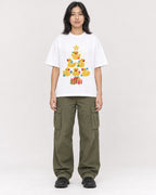 Mockup Boxy Heavyweight Tee White female full-body 22