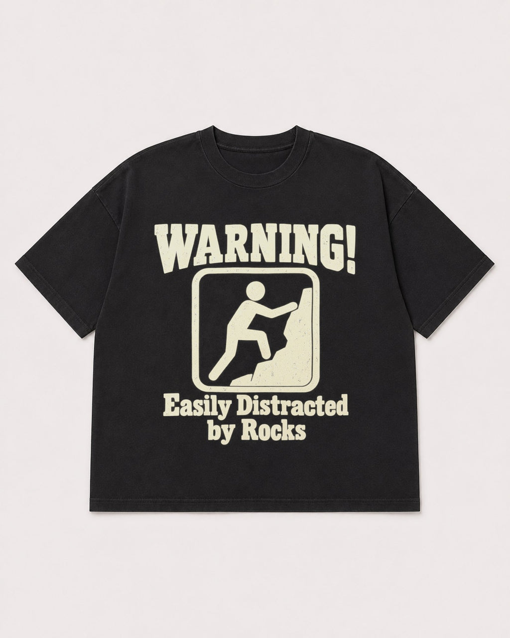 Mockup Boxy Heavyweight Tee Black product