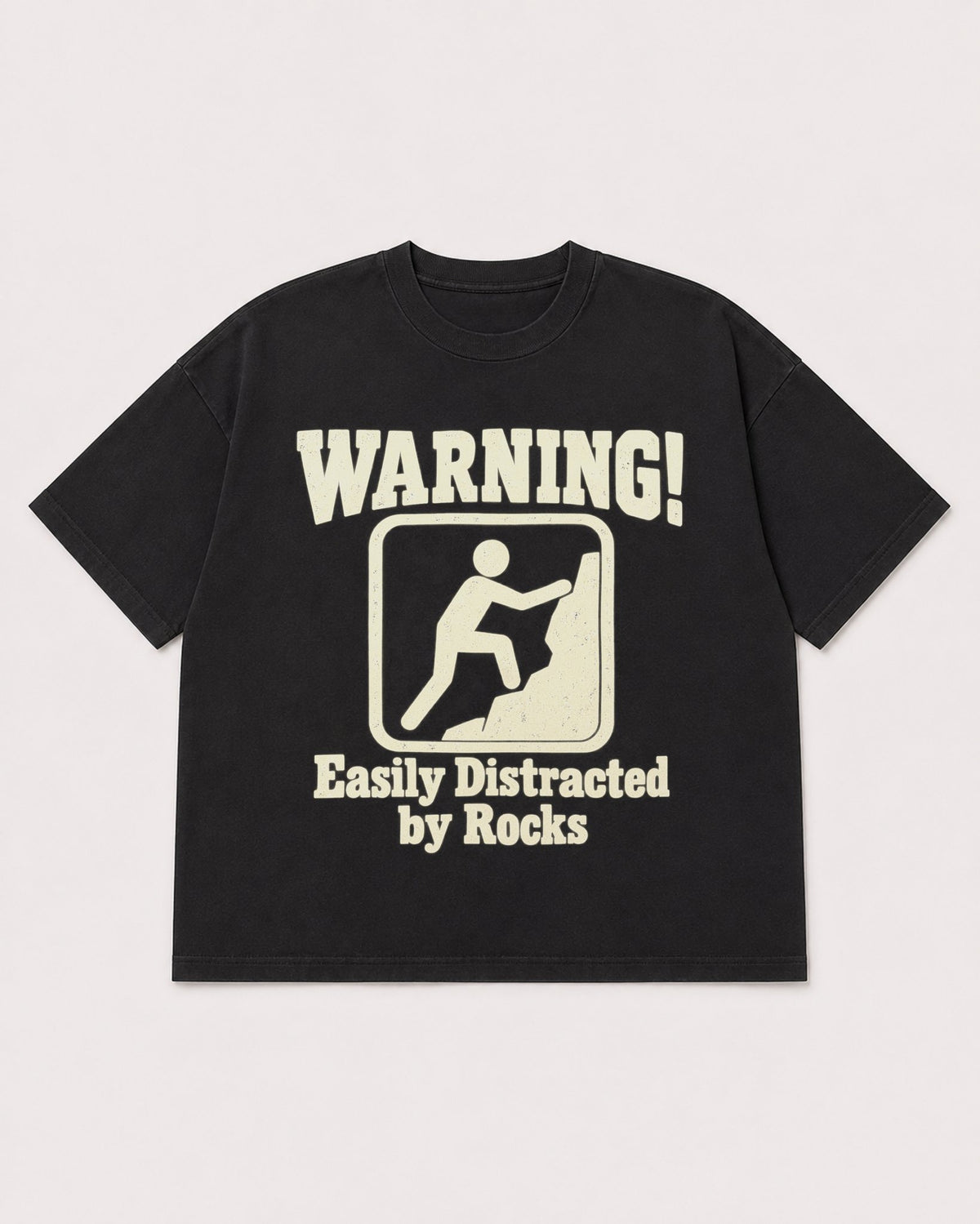 Mockup Boxy Heavyweight Tee Black product