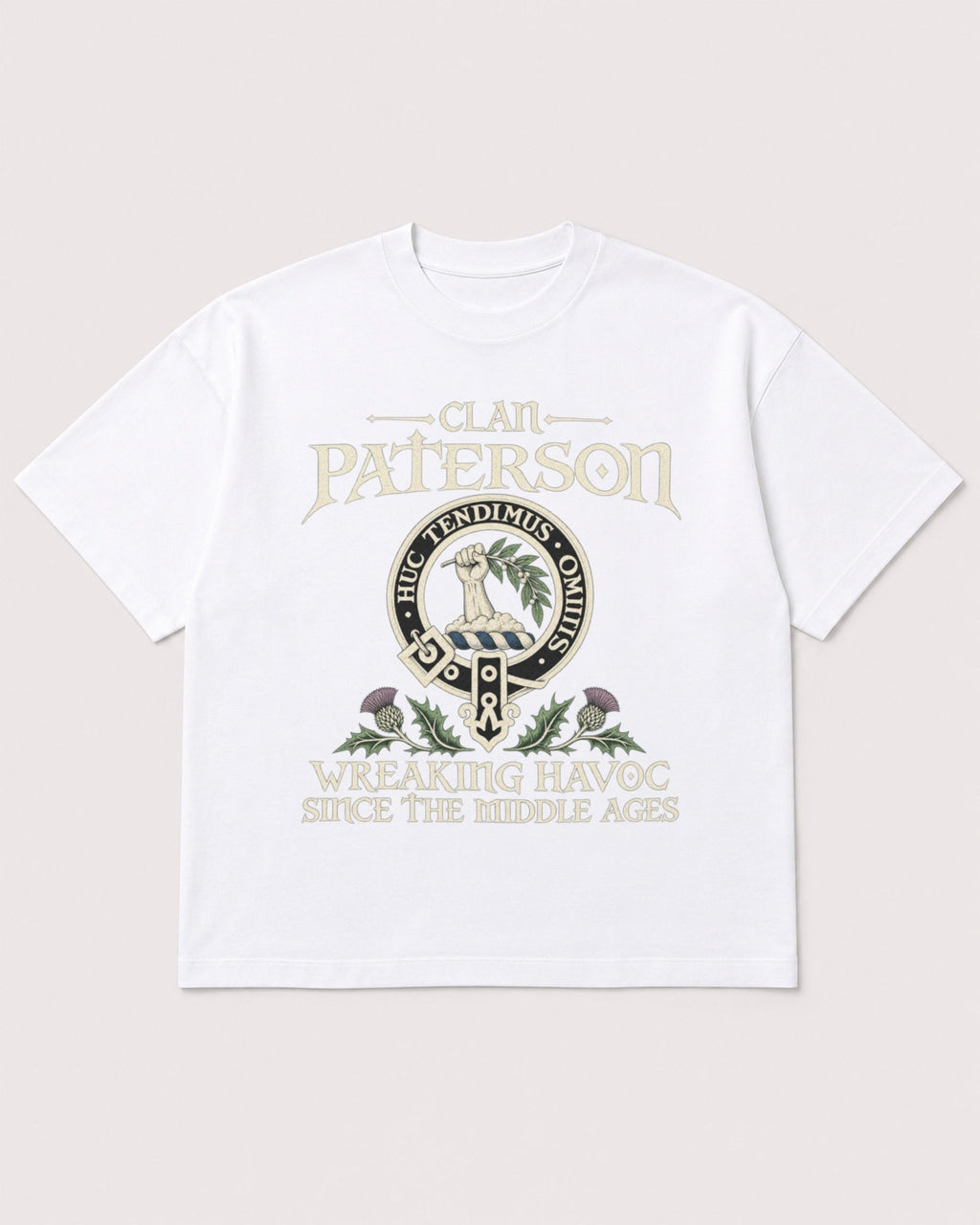 Mockup Boxy Heavyweight Tee White product