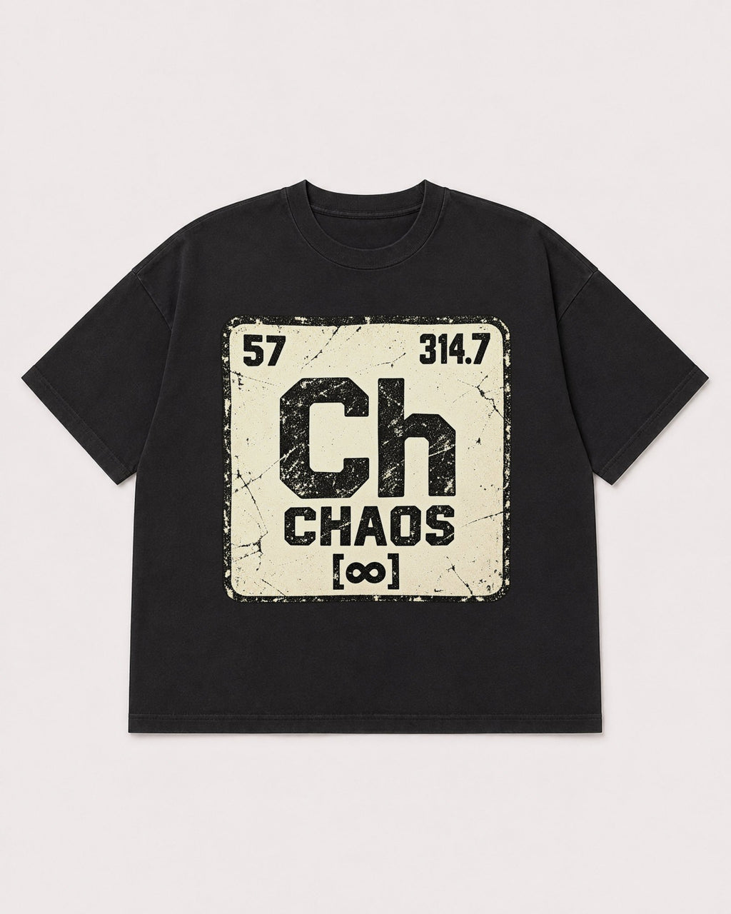Mockup Boxy Heavyweight Tee Black product