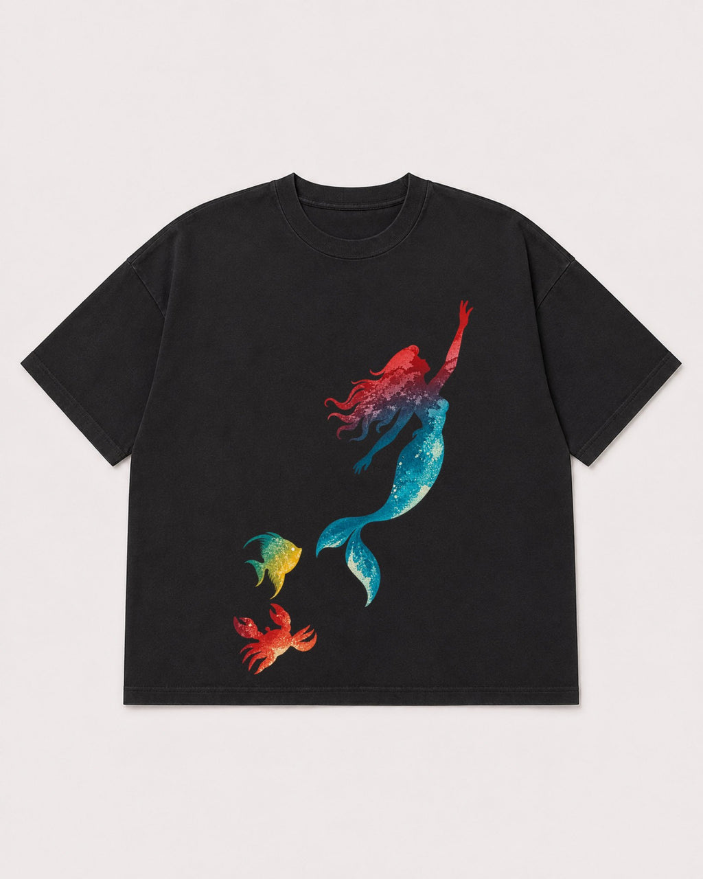 Mockup Boxy Heavyweight Tee Black product