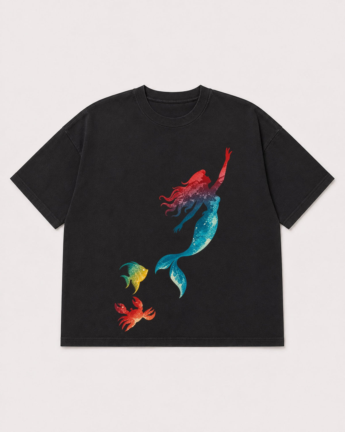 Mockup Boxy Heavyweight Tee Black product