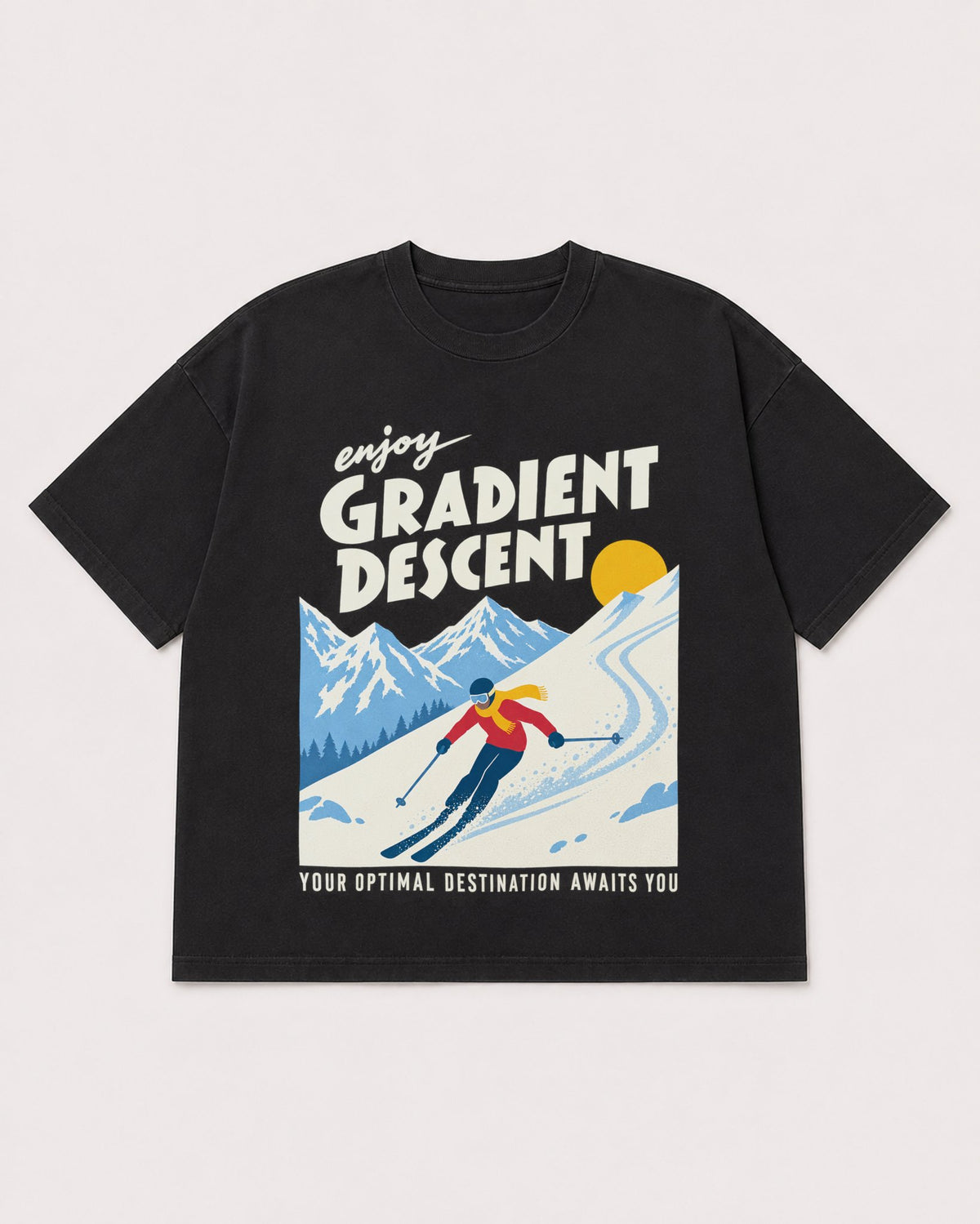 Mockup Boxy Heavyweight Tee Black product
