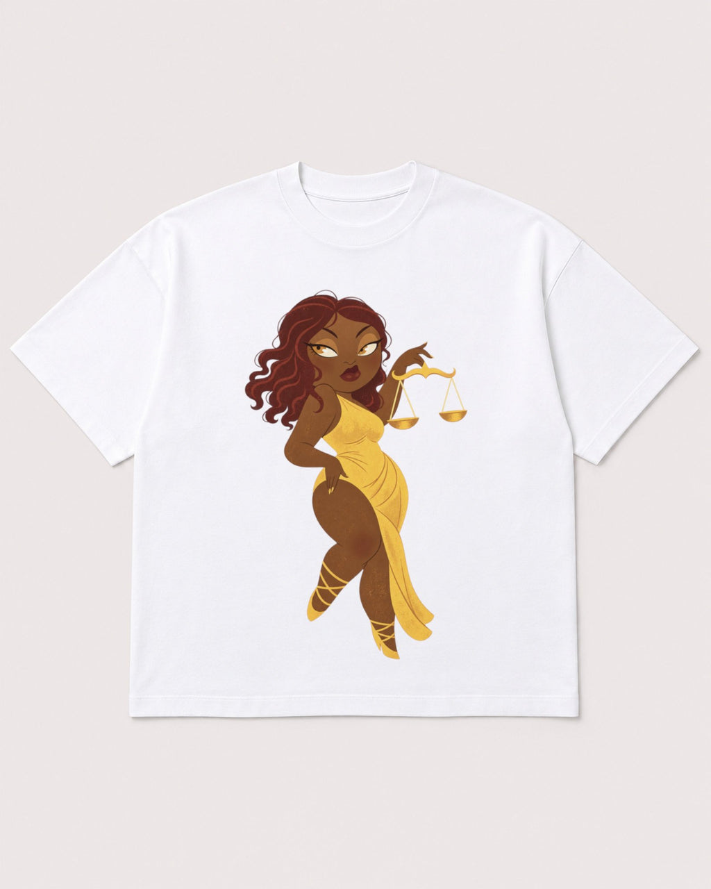 Mockup Boxy Heavyweight Tee White product