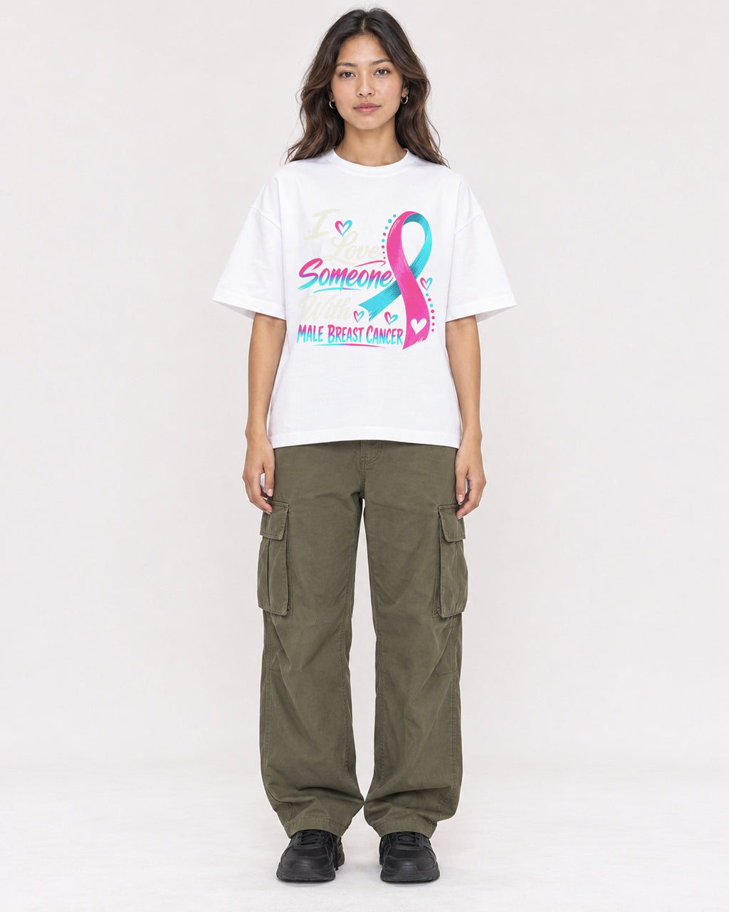 Mockup Boxy Heavyweight Tee White female full-body 02