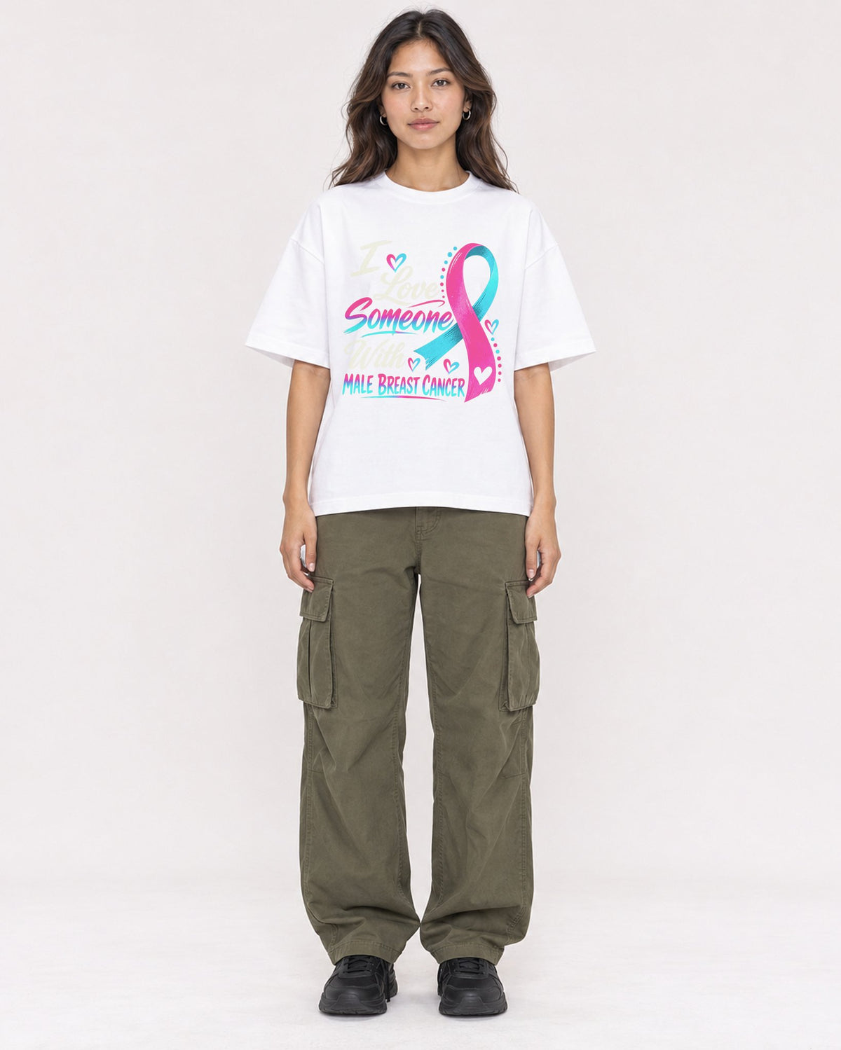 Mockup Boxy Heavyweight Tee White female full-body 02