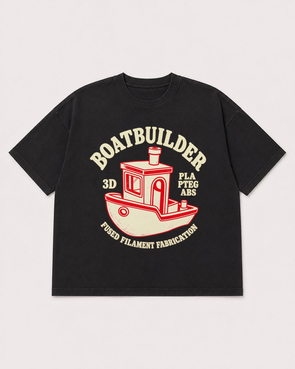 Mockup Boxy Heavyweight Tee Black product