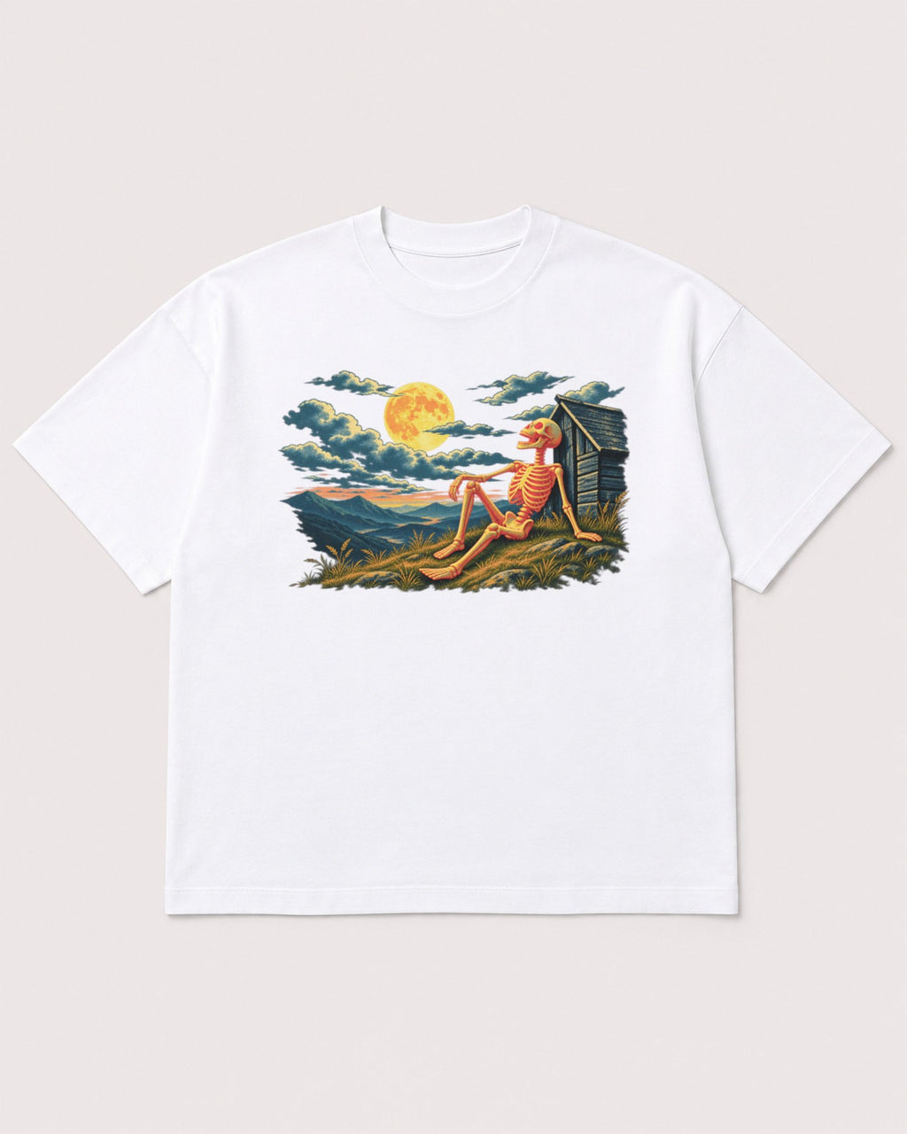 Mockup Boxy Heavyweight Tee White product