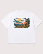 Mockup Boxy Heavyweight Tee White product