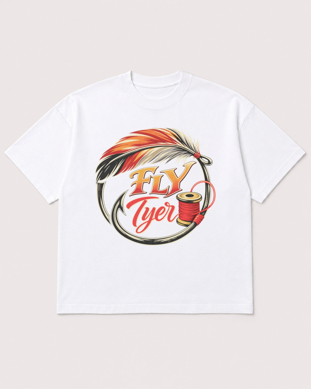 Mockup Boxy Heavyweight Tee White product
